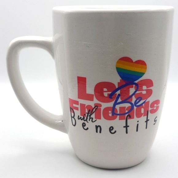 “Let’s Be Friends with Benefits” Mug – Flirty Gift Idea (New) - Picture 1 of 3
